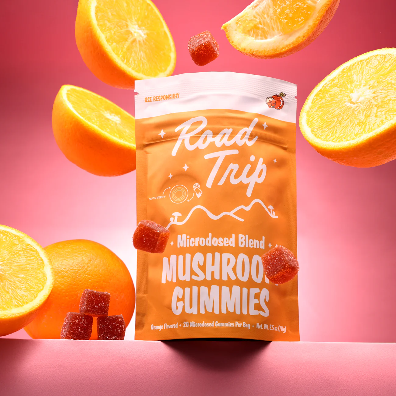 Road Trip MICRODOSED Gummies + Functional Mushrooms - Image 2