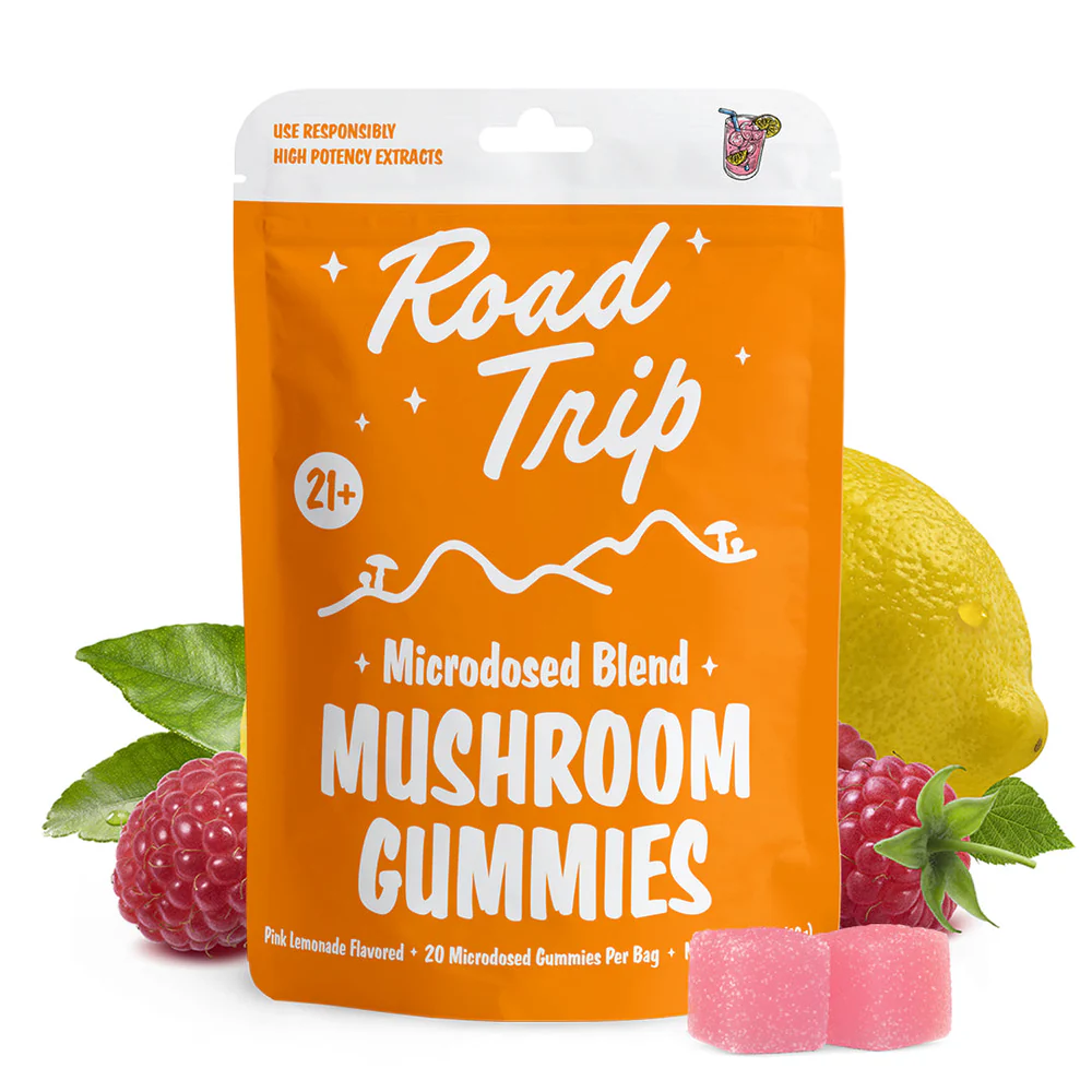 Road Trip MICRODOSED Gummies + Functional Mushrooms