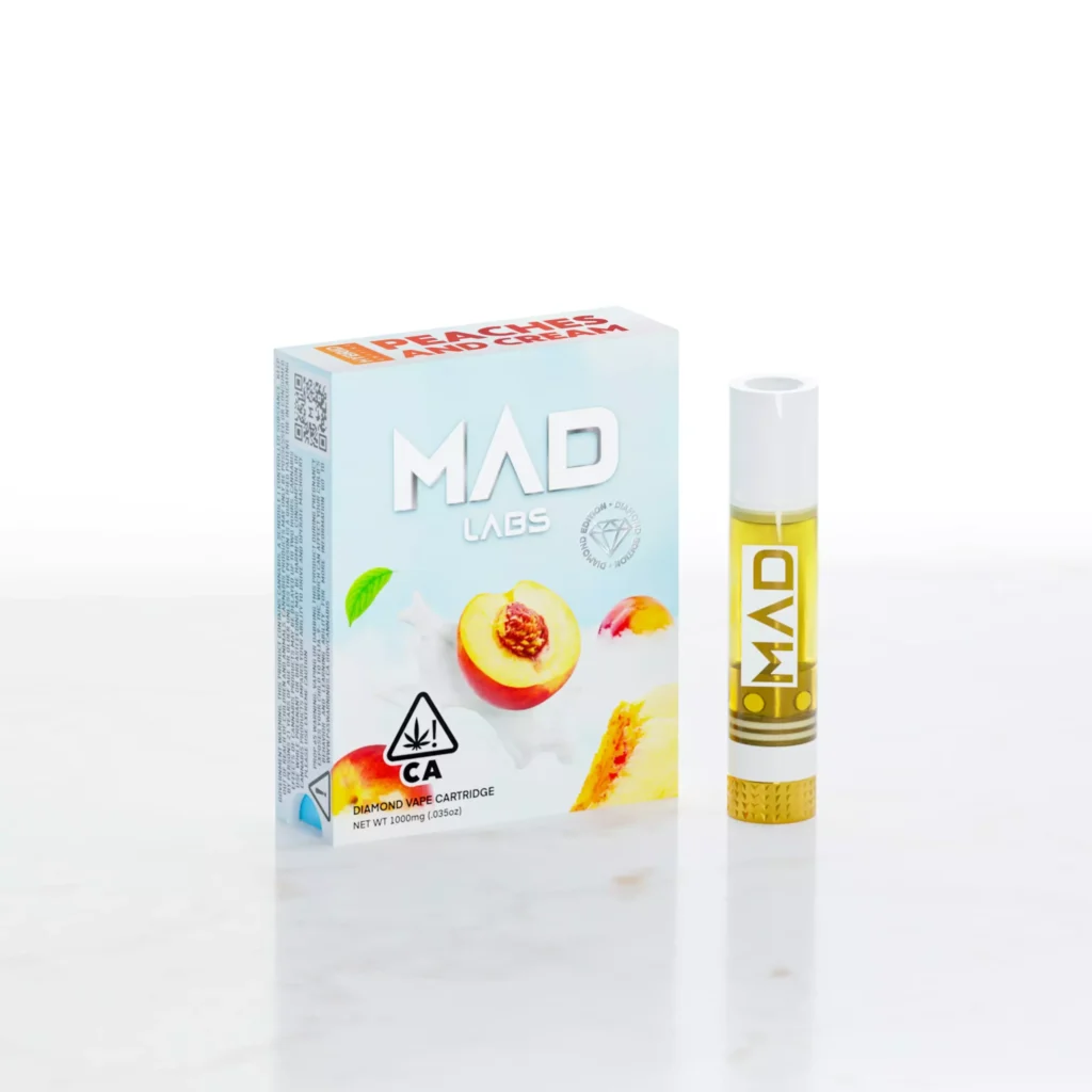 Mad Labs - Peaches & Cream 1g Disposable Diamond Edition