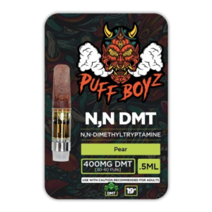 Pear Puff boyz N,N DMT : 400MG/0.5ML (30-40 Pulls)