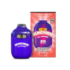Delta Munchies Peachy Dreams - 2g Lil 10-OH-HHC + 10-OH-HHCP Ripper Vape