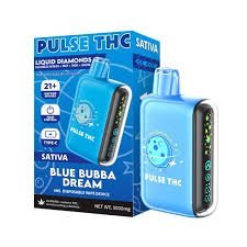 Pulse THC Vape Liquid Diamonds Blue Bubba Dream Indica