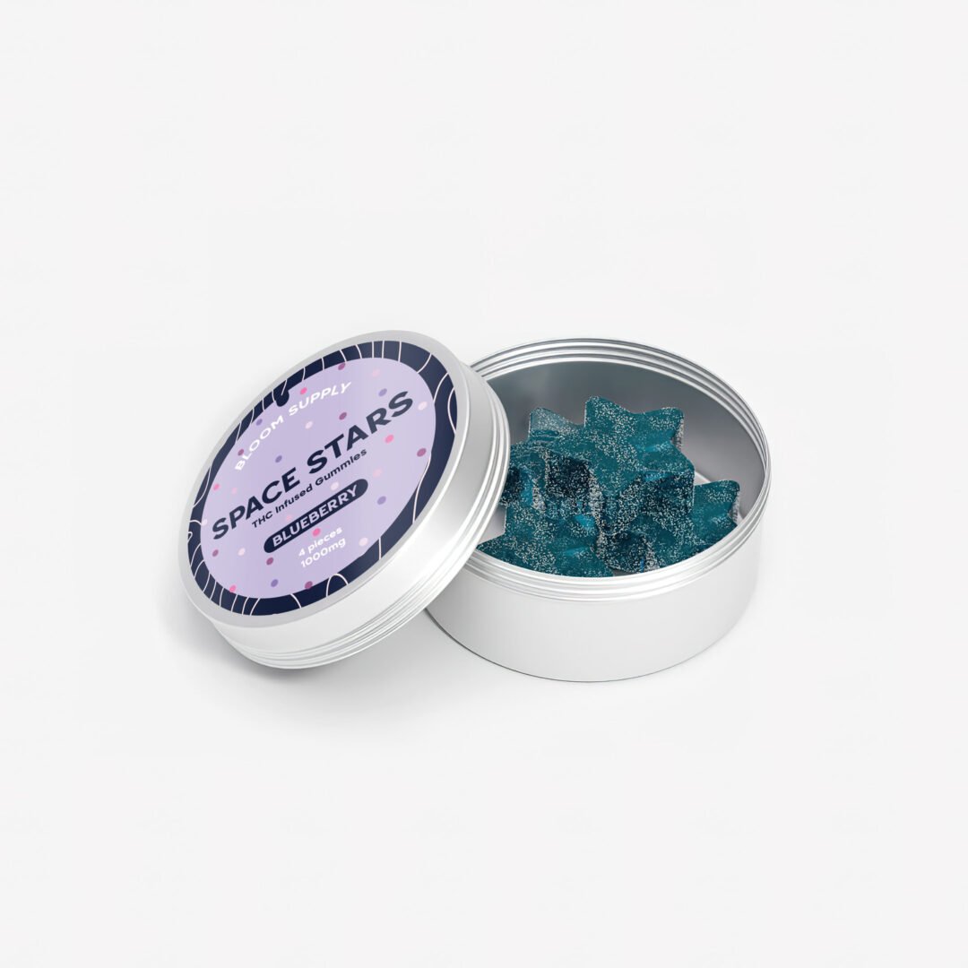 Space Stars -Blueberry THC Infused Gummies - Image 5
