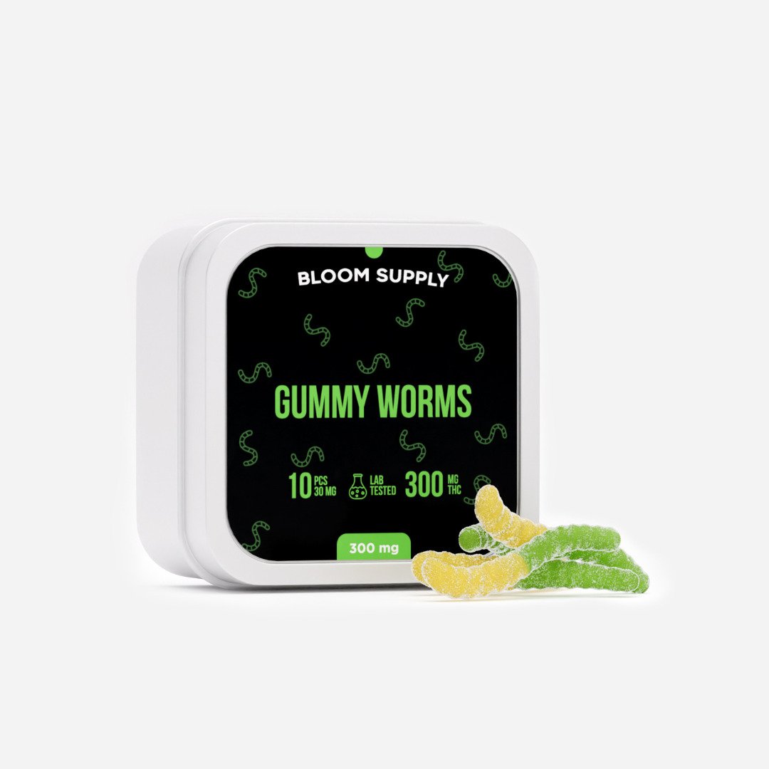 Gummy Worms – THC Infused Gummies - Image 3