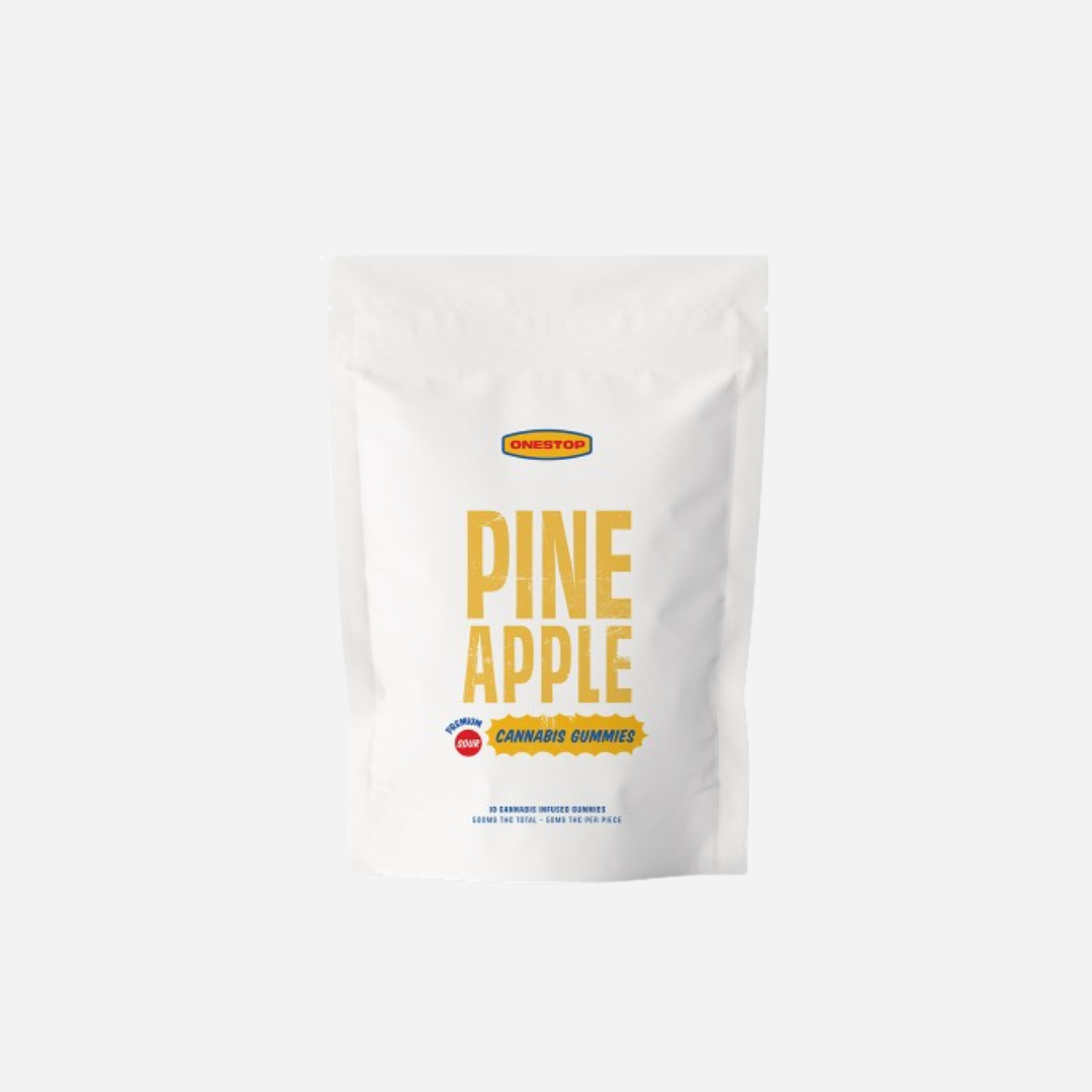 Sour Pineapple – THC Infused Gummies